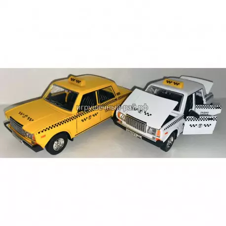Машинка моделька Такси (металл, свет и звук) в ассортименте YX2407T-6D